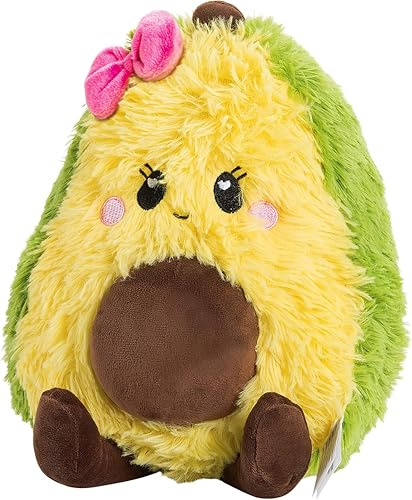 Avocado Microwavable Unscented Heating Pad for Women and Kids- Cute Soft Cozy Pillow Plush Heatable Warm Stuffed Animals - Kawaii Hot and Cold Plushie Food Toy - Avocado Gifts for Girls and Boys