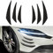 Yungeln Alerón delantero universal para coche, 6 unidades, alerón delantero, fibra de carbono, flujo de aire, alerón delantero, accesorio sin agujeros