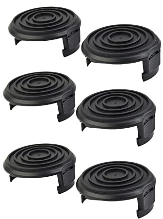 Copri bobina, tappi di ricambio compatibili con per Parkside PRT550 A1 per A3 91105342 FRT550 A1 311404 - Tagliabordi elettrici, 6 pezzi