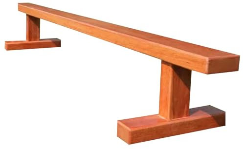 Schwebebalken Extra-fest Schwebebalken/ Gymnastikbalken, 150 200 Cm Lang Profi Bodenlaufbalken, Heim/ Turnhalle/ Schule Gymnastik Ausrüstung, Mit Anti-Rutsch & Abnehmbarer Basis(200cm(78.7in) long/15c