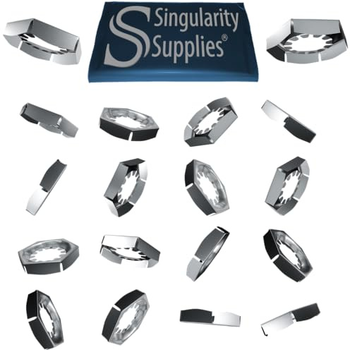 Hex PAL - Self-Locking Counter Nuts (Metric-A2) [M4 | 20pcs | A2/304 | DIN]