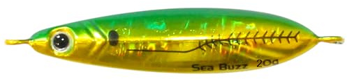 SEABUZZ Pilker 20g 5cm Fischköder - Makrelen Hornhecht Köder Meeresangeln | Hochseeangeln - Forelle & Raubfisch Köder - Meerforelle - Angeln Kunstköder - Angelköder Wobbler - Fishing Lure (001)