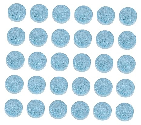 DEARMAMY 30stücke Brausetabletten Für Auto Windschutzscheibe Reiniger Autopflegezubehör Zur Entfernung Von Flecken Vogelkot Schmutz Und Öl Von Autoscheiben Einfach Zu Lagern Und Anzuwenden