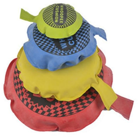 Elyebxj 4er-Pack Whoopie-Kissen, Streichspielzeug mit realistischem Sound, automatische Rückfederung, lustiges Furzkissen für Kinder und Erwachsene, Halloween-Aprilscherz-Geschenk (4 Größen)