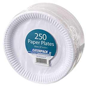 Caterpack by Robinson Young Plates 23cm White 250 pack