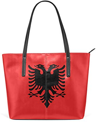 FANTAZIO Handtasche Umhängetasche Flagge Albanien