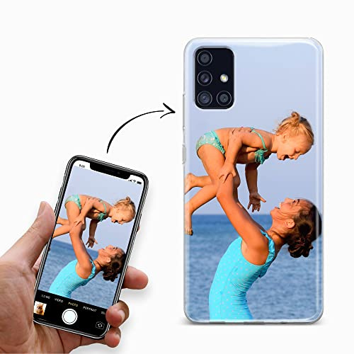 Handyhülle für Samsung Galaxy A71 Hülle aus Silikon selbst gestalten - selbst gestaltet/personalisiert - Deine Hülle Dein Design - Personalisieren Bedrucken mit eigenem Bild Motiv