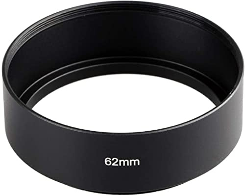 ayex Aluminium Gegenlichtblende-Sonnenblende flach 62mm Lens Hood