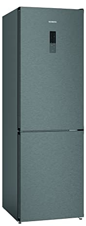 Siemens KG36NXXDF iQ300 - Frigorífico y congelador, 186 x 60 cm, 237 L + 119 L, frescor más largo, no se descongela, superrefrigeración, refrigeración más rápida, Plateado