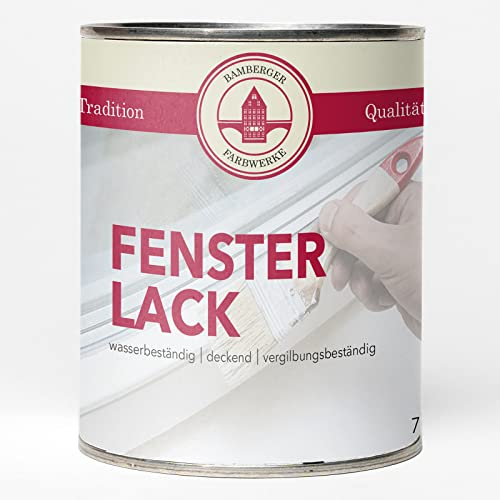 Bamberger Farbwerke Fensterlack Holzlack Möbellack Holzfarbe (für Innen- und Außen) (Anthrazit Grau glänzend, 750ml)