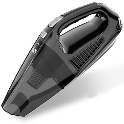 SERVOMASTER Aspirapolvere Auto, Aspirabriciole Senza Fili Portatile Per Ad Alte Prestazioni, Mini Aspirapolvere Con Ricarica Rapida 2H, Aspiratore Portatile a Batteria Con Filtro Lavabile