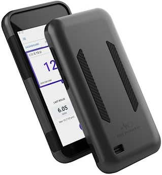 DME Defenders Omnipod 5 PDM Case - Hybrid 2-Piece Design: TPU & Polycarbonate - Shockproof & Impact Resistant - Black