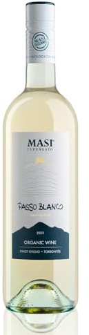 Masi Tupungato PASSO BLANCO 2023 | Vino Bianco di Argentina BIO | 750 ml | Appassimento Expertise | 1 bottiglia