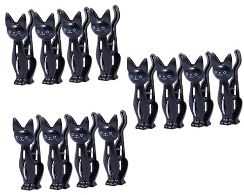 MAGICLULU 3 Set di Bastoncini Sigillanti per Vestiti per Patatine di Farina Davena Salata Clip per Bucato Facili da Usare Set da 4 Pezzi * 3