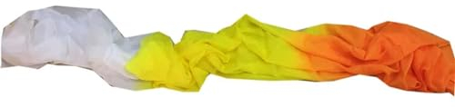 Bauchtanz Seidentuch Leichter Schleier for den Bauchtanz, 5 mm, echte Seide, handgefärbt, Schals, Schals, horizontal for Frauen, Tänzer, klassisch, 250 cm Bauchtanz Tuch (Color, Size :