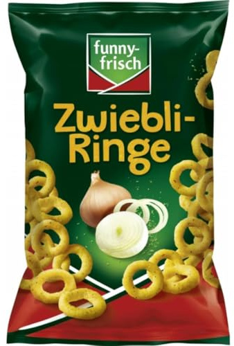 Mit Pufai, Funny-frisch Zwiebli-Ringe Chips Cracker 80 gramm