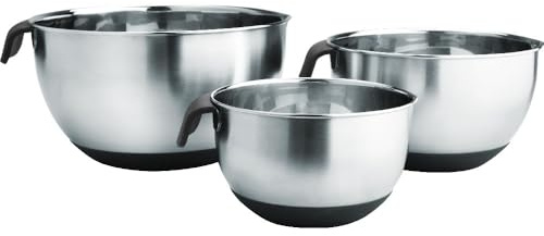 Nerthus FIH 1380 set 3 bols mélange cuisine pâtisserie préparer pâtes et aliments