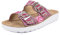 Jürgen Hirsch Pantolette da donna Vita 04 suola interna in pelle, fucsia, 38 EU