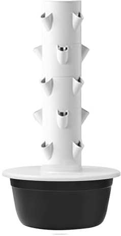 LADECNERHT Kits ET Systèmes pour Cultures Hydroponiques Tour Hydroponique Potager Interieur Circulation Automatique de L’Eau Chronométrage Intelligent Convient Aux Amateurs,black-5-Layers
