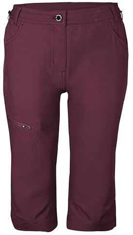 Killtec Femme Capri/Short Fonctionnel KOS 4 WMN PNTS, weintraube, 46, 42819-000