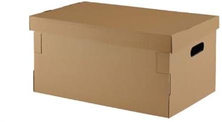 DRW Caja Carton automontable con Tapa 5 Unidades 36.5x28.5x16.5