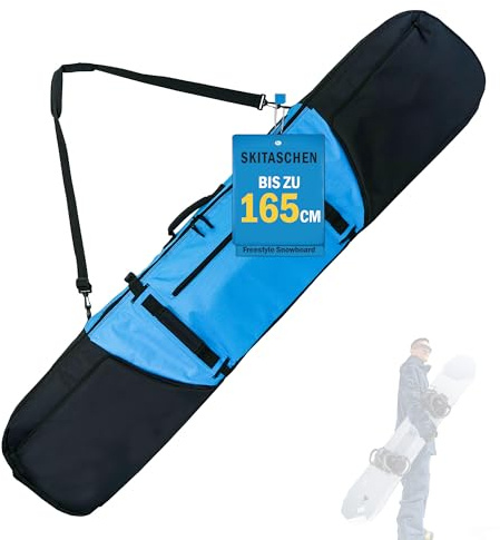 AUMTISC Snowboardtaschen Boardtaschen Skitasche Skiausrüstung Snowboard Aufbewahrung Snowboard Reisetasche Gepolsterte Skitasche Skiausrüstung Skireisetasche Lange Skitasche Länge