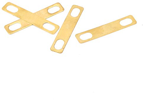 Shims für Gitarrenhals, 4er-Set |Messing-Unterlegscheiben-Werkzeug zur Einstellung von Mechanik und Intonation |Einfach zu installierender Ersatz für elektrische/akustische