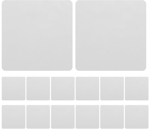 DIKACA Paños para Limpiar Joyas y Plata 20 Unidades Gris 13x13 Cm Paño de Limpieza de Microfibra Reutilizable para Gafas y Superficies Delicadas