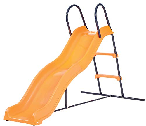 Hedstrom Wavy Slide - Durable Steel Frame, Easy Assembly, Enhanced Safety Features - Perfect for Outdoor Fun - Recommended Age 3-10 Years - Dimensions: 116.5cm x 96cm x 180cm