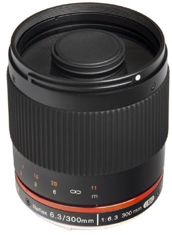 Bower Sly30063fxb 300 mm f/6.3 Haute Puissance numérique Téléobjectif pour Fuji X-E1, X-M1 et X-Pro1 et Autres appareils Photo numériques