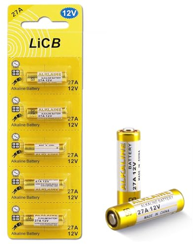 OLKIEQZ 27A 12V batería alcalina (paquete de 5)