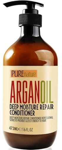 Moroccan Argan Oil Conditioner - Sulfate Free Products for Women and Men - Deep Moisturizing for Dry, Curly, Colored, Damaged Hair - Hydrating Repair, Salon Grade Formula for All Hair Types