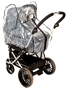 Altabebe (AL1404) Regenschutz für Kinderwagen, Regenverdeck mit Sichtfenster, Reißverschluss – einfache Montage und Handling, universell passend