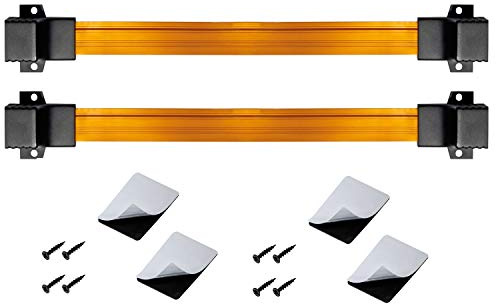 ARLI RJ45 Fensterdurchführung für 2 Flachkabel Netzwerkkabel inkl. 4 Klebepads + 8 Schrauben rj 45 Buchse Netzwerk Kabel LAN Patchkabel 2 Stück