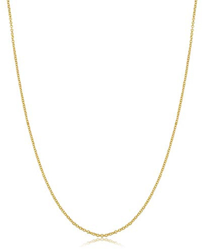 Kooljewelry Womens Chain Elegant - 14k Gold Filled Cable Chain Necklace, Spring Ring Clasp