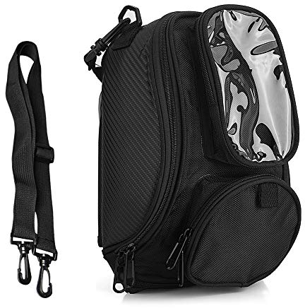 Yosoo Health Gear Motorrad-Tankrucksack, Motorradtasche mit Magnetischer Befestigung und Mehreren Taschen, Wasserdicht für Motorräder