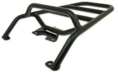 2EXTREME Top Case Träger schwarz kompatibel mit PIAGGIO Fly 50 DT 4T 2V 4V | Gepäckträger für Roller, zur Topcase-Montage statt hinterem Haltebügel; Typcodes C441, ZAPC442, LBMC445, LBMC447