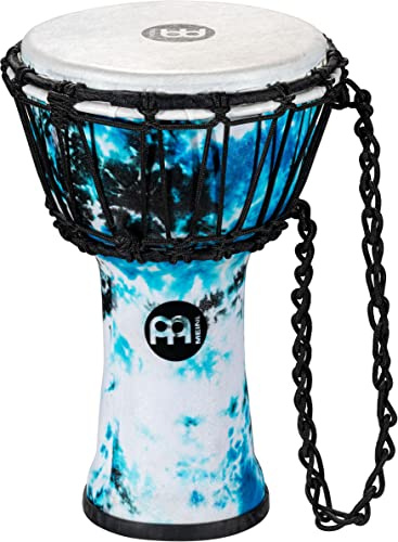 Meinl Percussion Jr. Djembe, Mehrfarbig (JRD-GB) | für drinnen und draußen, Höhe 12,5 Zoll, Durchmesser 7 Zoll, Kunststoff