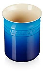 LE CREUSET Bote para espátulas de cerámica de gres, 1, 1 L, Azure, 71501112200001