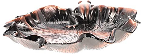 Operitacx 2stücke Lotusblatt Tintenbehälter Für Kalligraphie Dekorative Tintenplatte Mit Frosch-design Für Schreibtisch Für Kalligraphen Und Anfänger Langlebig Und Pflegeleicht