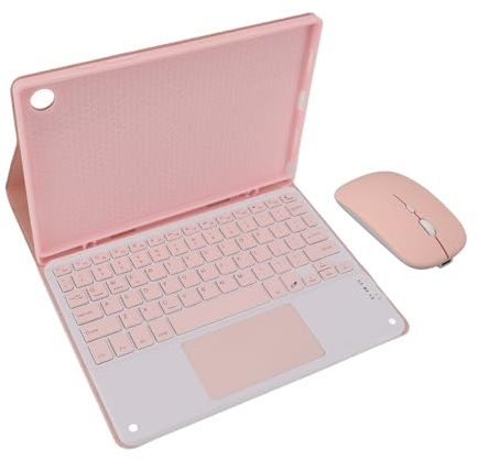 Focket Funda con Teclado para Tab A8 10.5 Pulgadas, Teclado inalámbrico Desmontable, Funda Protectora de TPU con Teclado y ratón para Tab A8 X200 X205 10.5 Tablet