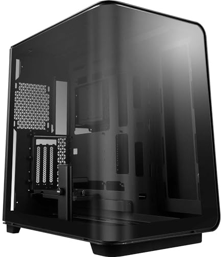 MSI Meg Maestro 700L PZ Mid-Tower - E-ATX, Soporte Vertical para GPU y Cable Riser PCIe 4.0, Soporte para GPU de una Pieza, Aluminio de una Pieza, Panel de Vidrio Templado Curvado de 270°, USB Type-C