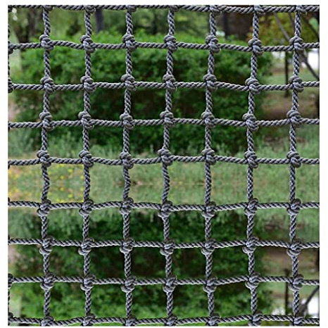 Kletternetz für Kinder Outdoor, Warennetz aus Polyamid, Strapazierfähiges Treppensicherheitsnetz, für universelles Mehrzweck-Schutznetz, Max. Belastung 300kg, Durchmesser 8mm Masche 6cm(2.36 Zoll) ( C