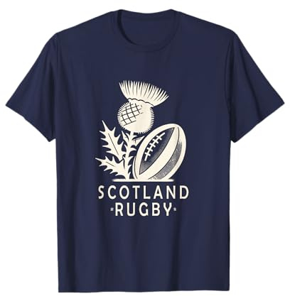 Schottland Rugby Jersey Vintage Scottish Rugby Shamrock T-Shirt