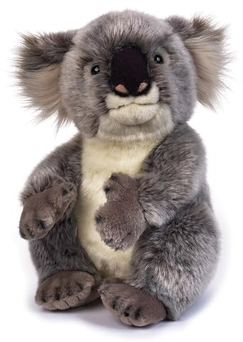 Freek Vonk x Bresser Lola Koala Kuscheltier 26 cm mit Recyclingfüllung | Weiches Plüschfell, Füllung aus recycelten Materialien, maschinenwaschbar bis 30 °C, für Kinder und Tierfans