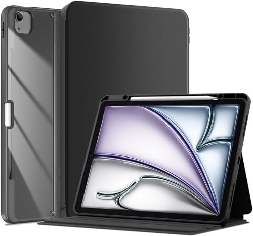 ProCase Schutzhülle für iPad Air 13 Case M4 2026/M3 2025/M2 2024, iPad Pro 12,9 6./5./4./3. Gen, Schutzhülle Case Cover für iPad Air 13/ iPad Pro 12,9 -Schwarz