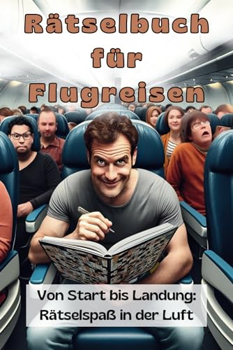 Rätselbuch für Flugreisen - Ideales Geschenk für Flugzeug oder Urlaub, Erwachsene oder Jugendliche: Von Start bis Landung: Rätselspaß in der Luft