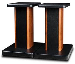 1 Paire de Pieds D'Enceintes de Sable en Bois,Support D'enceinte pour Haut-parleurs Home-Cinema HiFi Bookshelf Box et Satellite Et Anti-Chute Repose-Pieds Antidérapants en Bas(Size : 30cm(11.8inch))