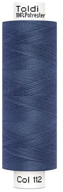 Nähgarn TOLDI Nähgarn á 500m - Allesnäher Garn No.120 Hochwertiges Universalnähgarn (10, Jeans)