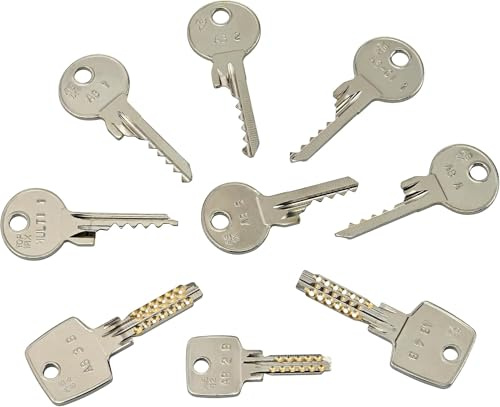 MULTIPICK Juego de llaves de percusión – Juego de llaves de percusión para abrir cerraduras de ferretería más vendidas, 9 piezas, incluye instrucciones en línea